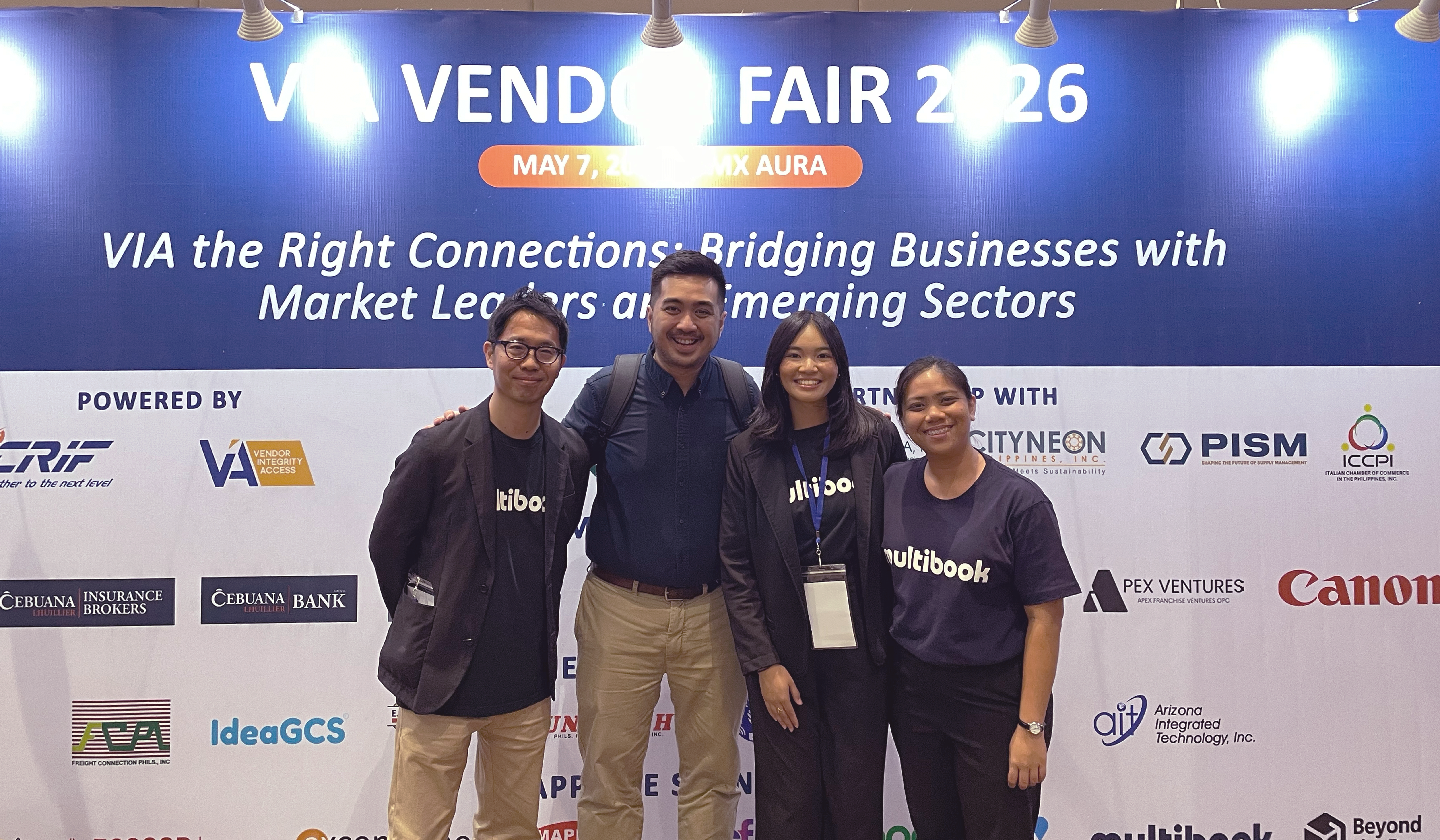 Multibook joins VIA Vendor Fair 2026—the biggest B2B networking event in the Philippines